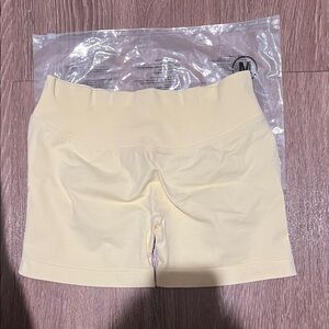 Women's Cream Shorts